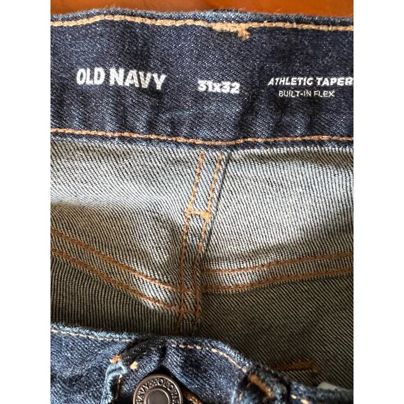 Old‎ Navy Mens Jeans Sz 31X32 31 waist 32 inseam Athletic Taper Built In Flex - Picture 5 of 5